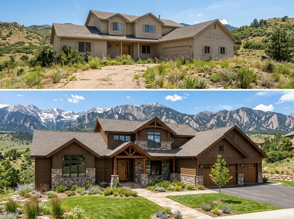 Completed roofing project